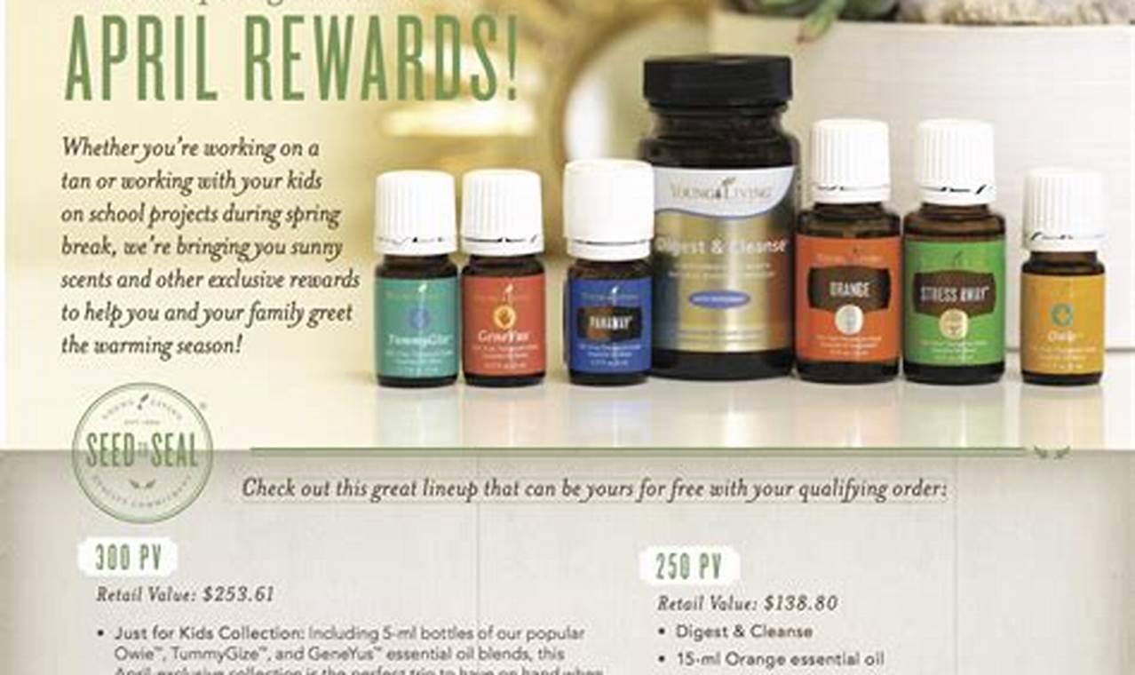 Young Living April 2024 Promo