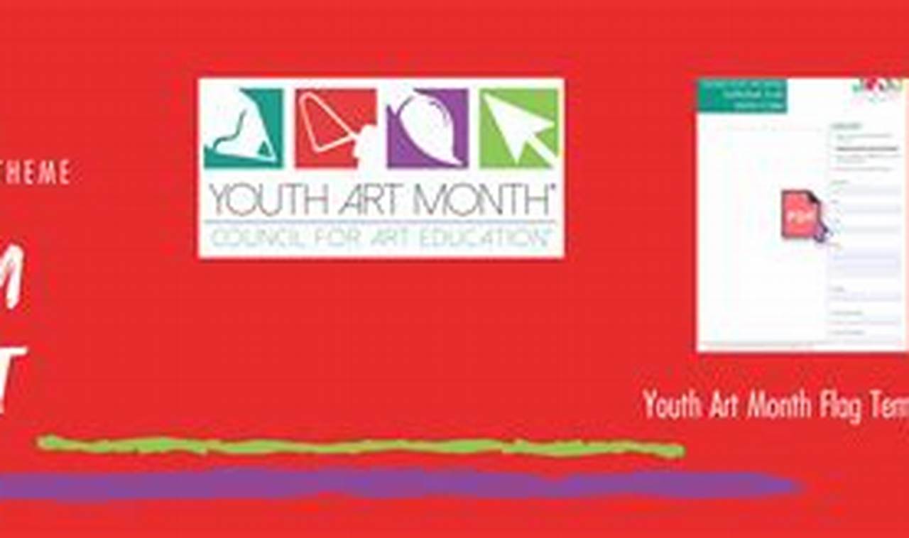 Youth Art Month Flag Contest 2024