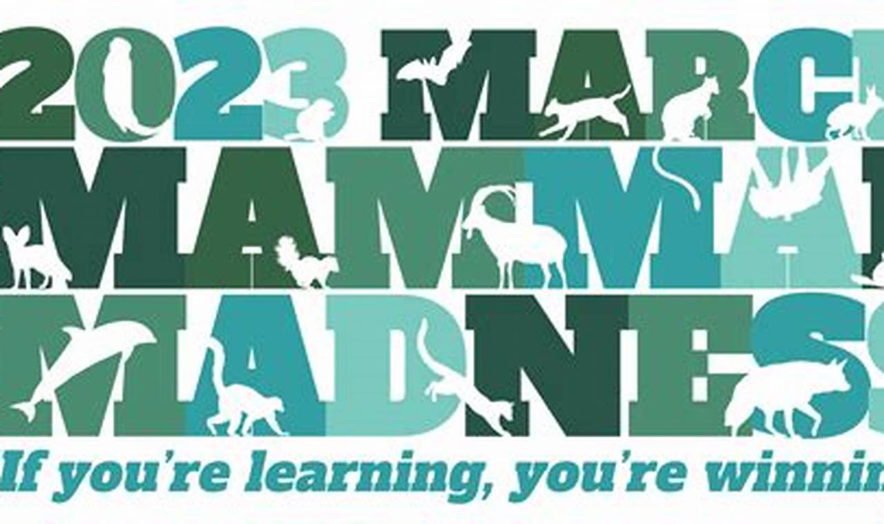 Youtube March Mammal Madness 2024 Calendar