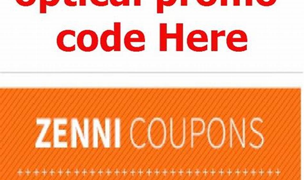 Zenni Promo Code May 2024