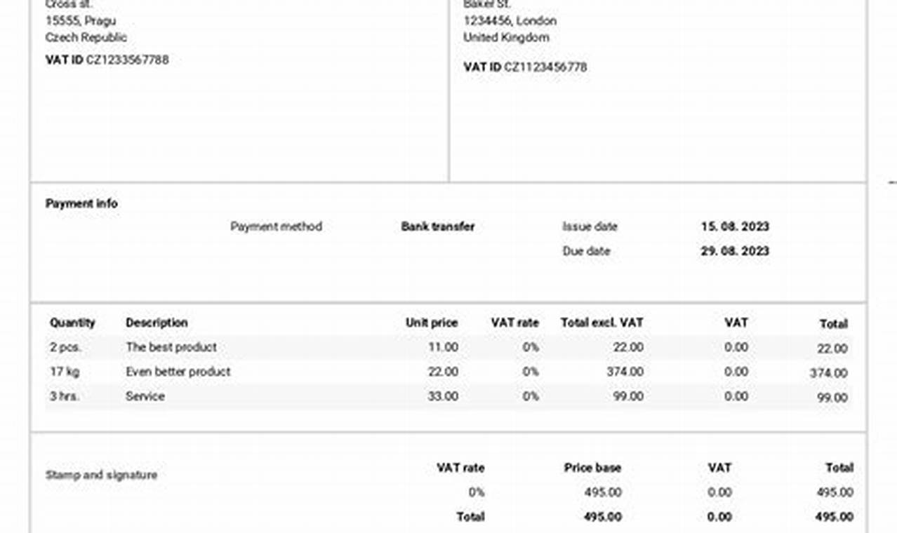 Advance Deposit Invoice Template: A Guide for Streamlining Your Business Transactions