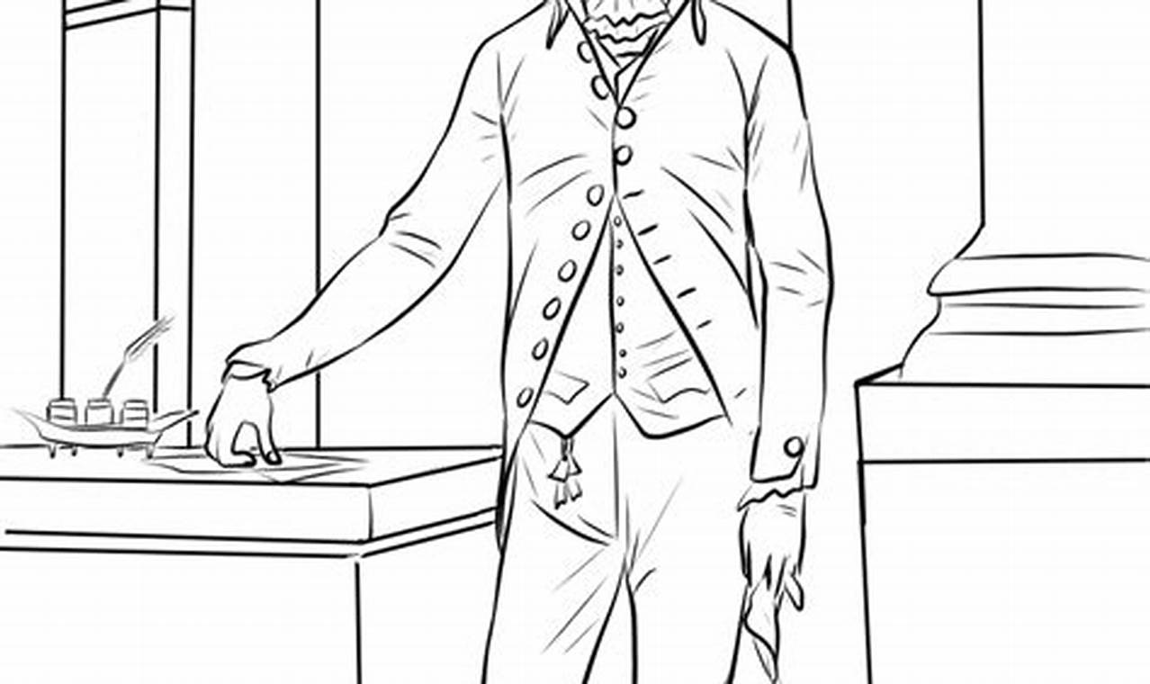 Discover the World of Alexander Hamilton Coloring Pages