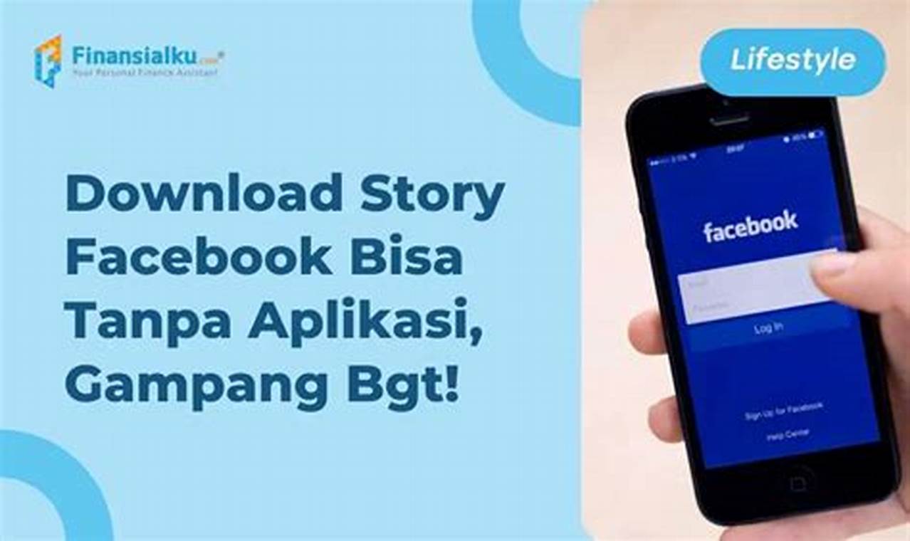 Aplikasi Download Story FB