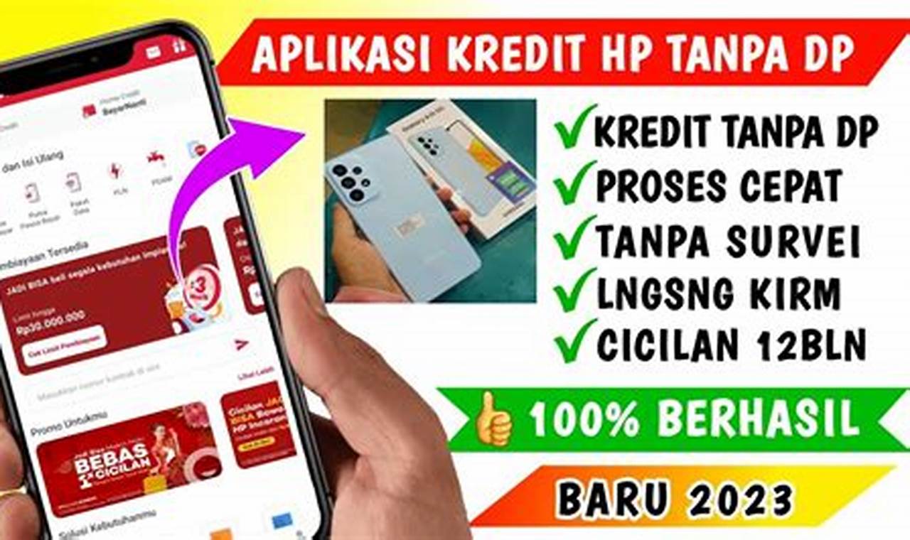 aplikasi kredit hp tanpa dp