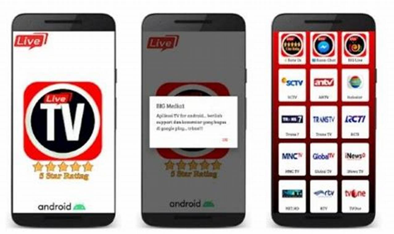 Aplikasi TV Indonesia Offline Tanpa TV Tuner dan Internet