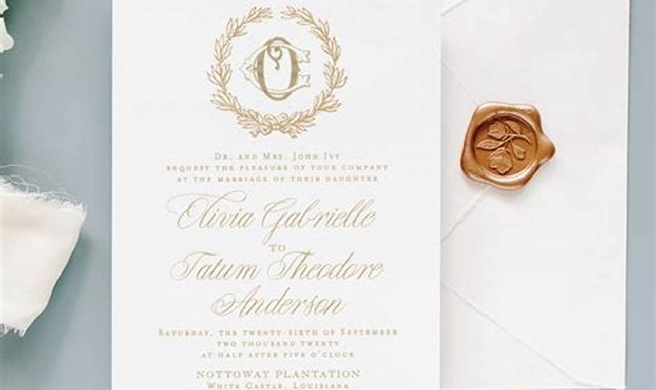 Unveiling the Average Price of Wedding Invitations: A Guide for Engaged Couples