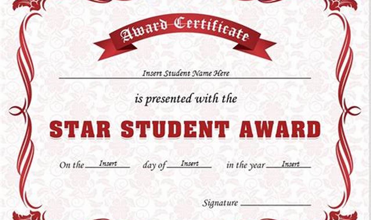 Unveiling the Power of Award Certificates: Keys to Recognition and Student Success
