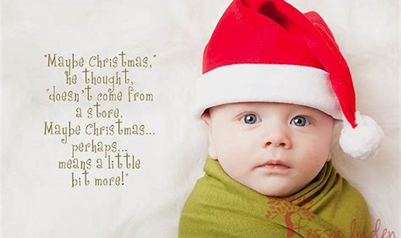 Unforgettable Baby's First Christmas: Capture the Magic with Perfect Captions