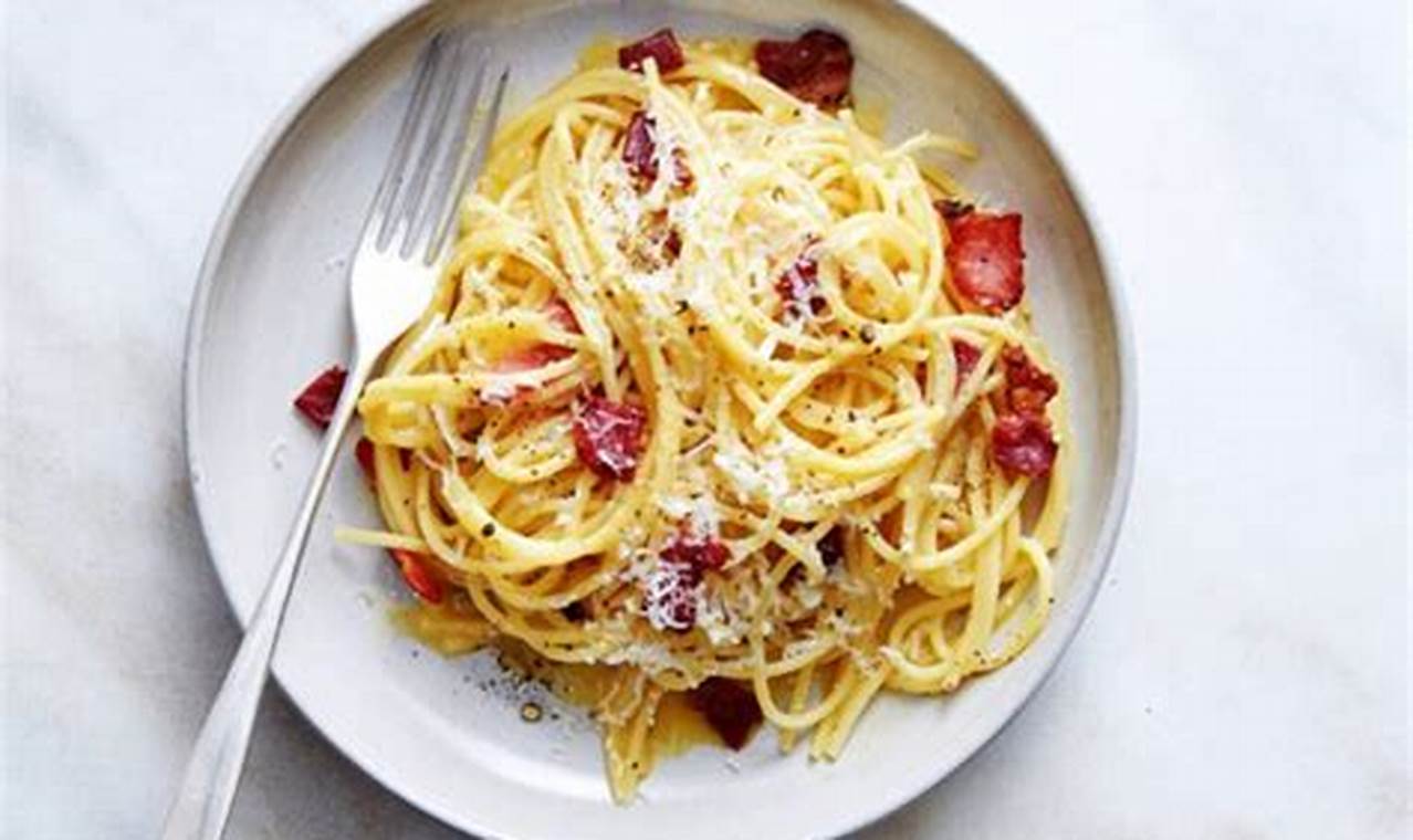 Rahasia Bahan Spaghetti Carbonara: Penemuan dan Wawasan yang Tak Tertahankan
