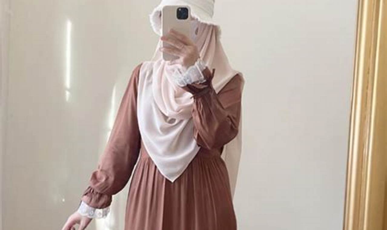 baju warna coklat milo cocok dengan jilbab warna apa