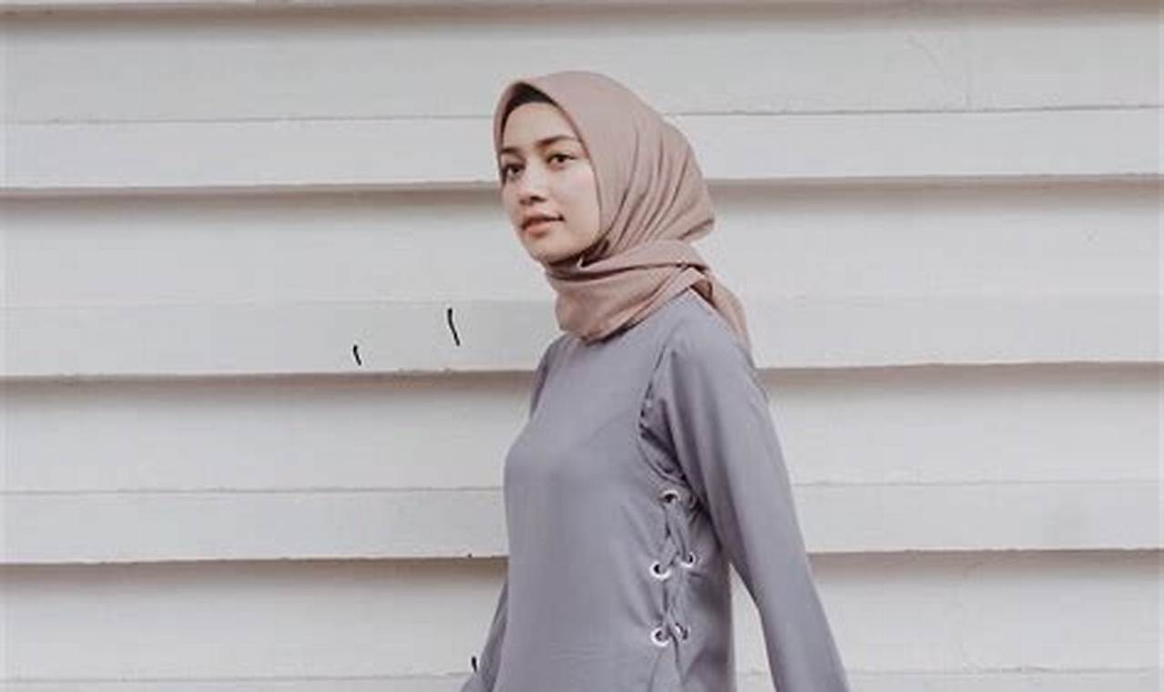 baju warna grey cocok jilbab warna apa