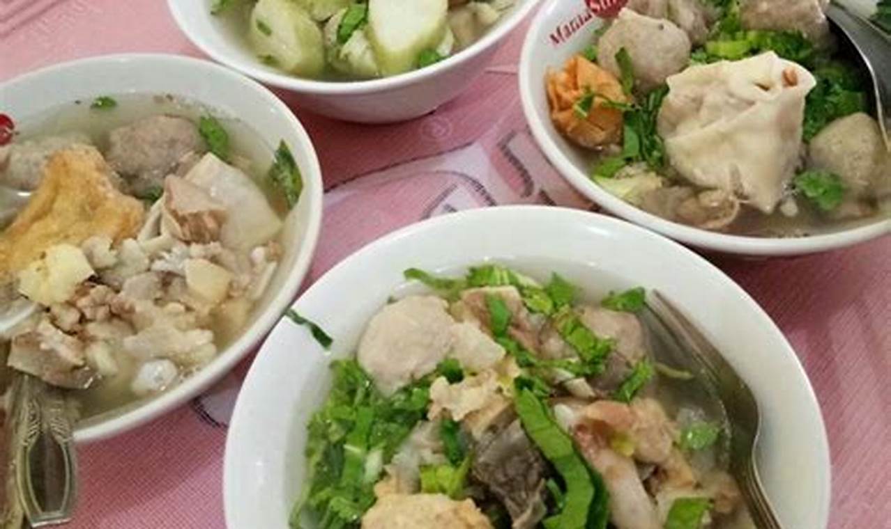 Referensi 10 Bakso Terdekat yang Enak dan Bikin Nagih