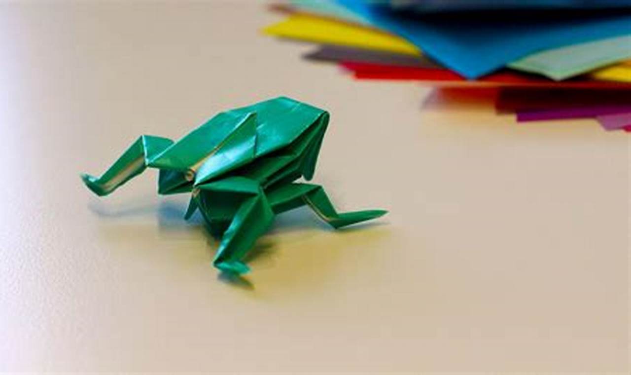 bbc good food origami frog