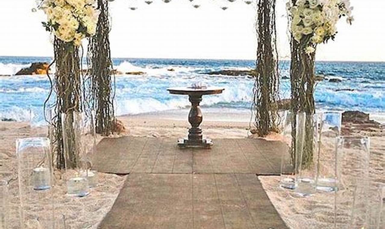 Stunning Beach Wedding Decorations: Ideas for a Picture-Perfect Seaside Celebration