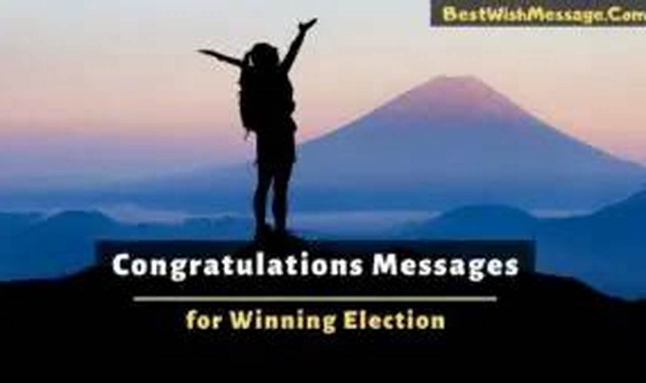 How to Craft Impactful Best Wishes Messages for Election Candidates