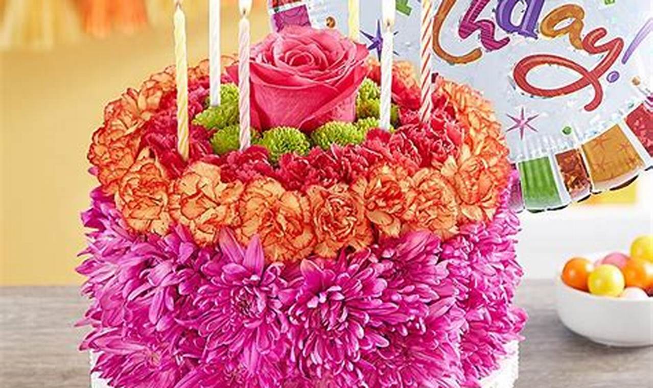 Unleash Vibrancy: A Guide to Creating Stunning Birthday Wishes Flower Cakes