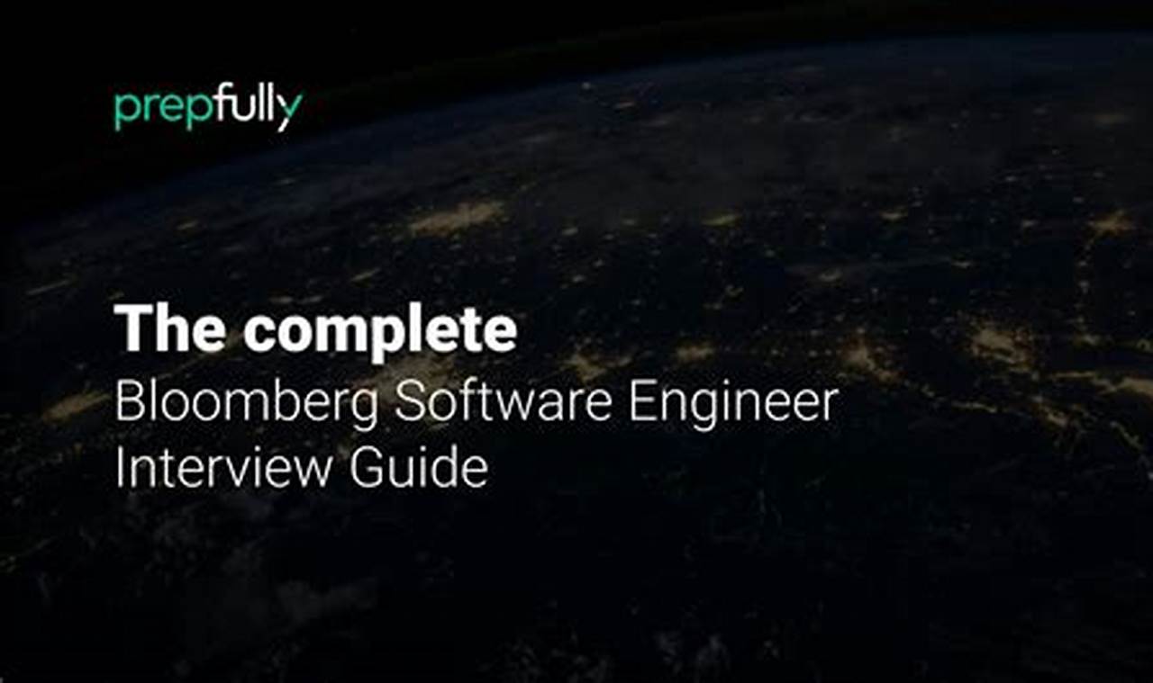 How to Crack the Bloomberg Software Engineer Interview: Tips and Strategies