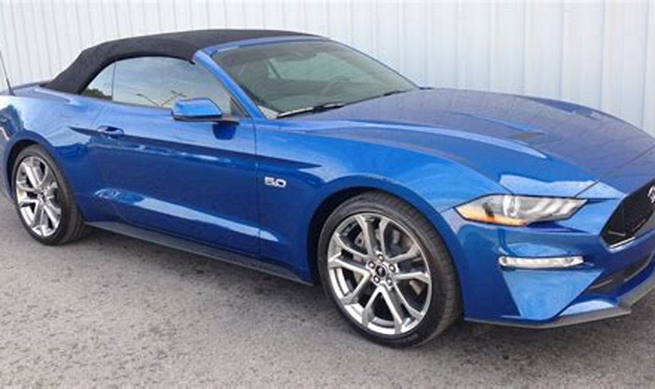 blue ford mustang convertible for sale