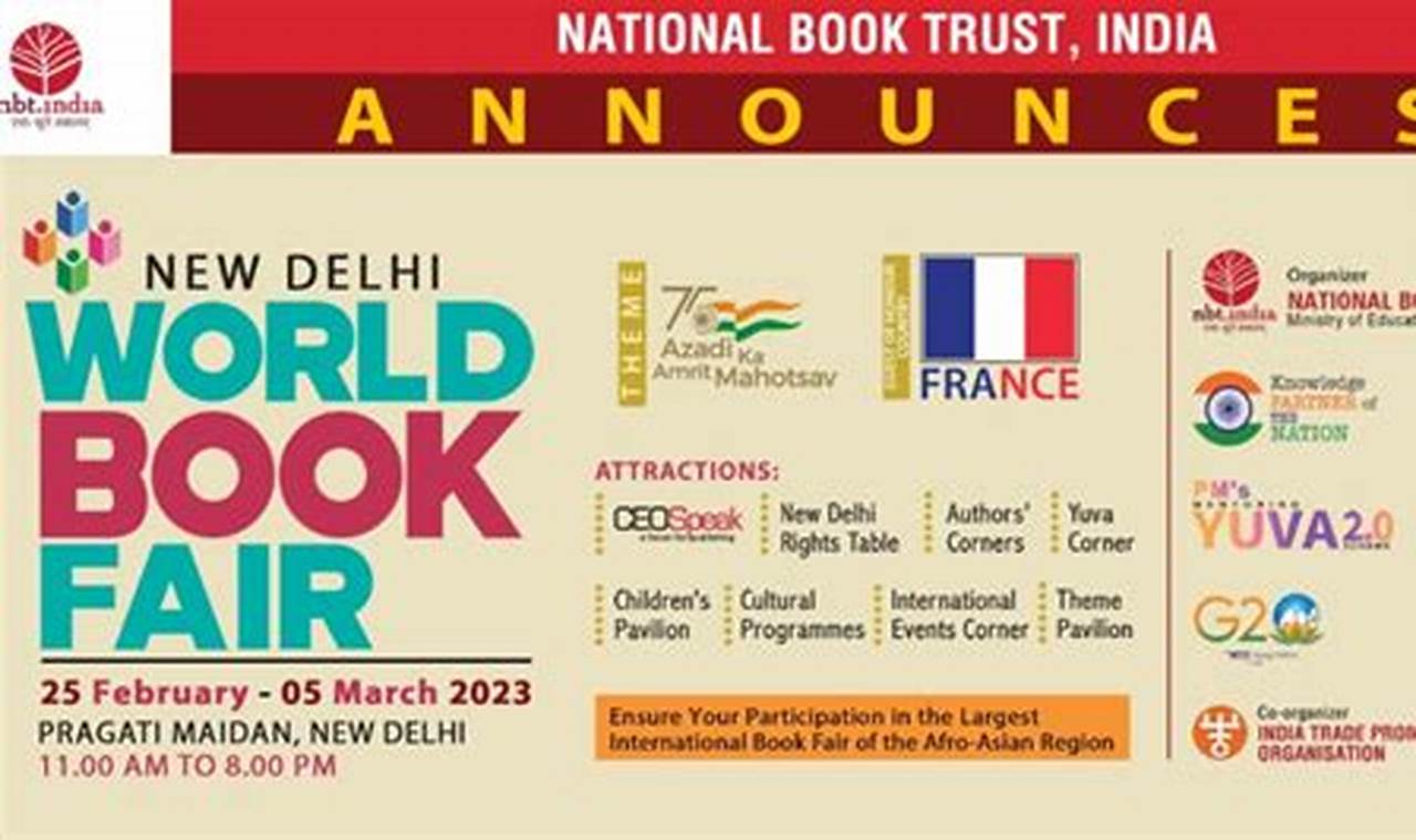 Book Fair 2024 Delhi Ticket