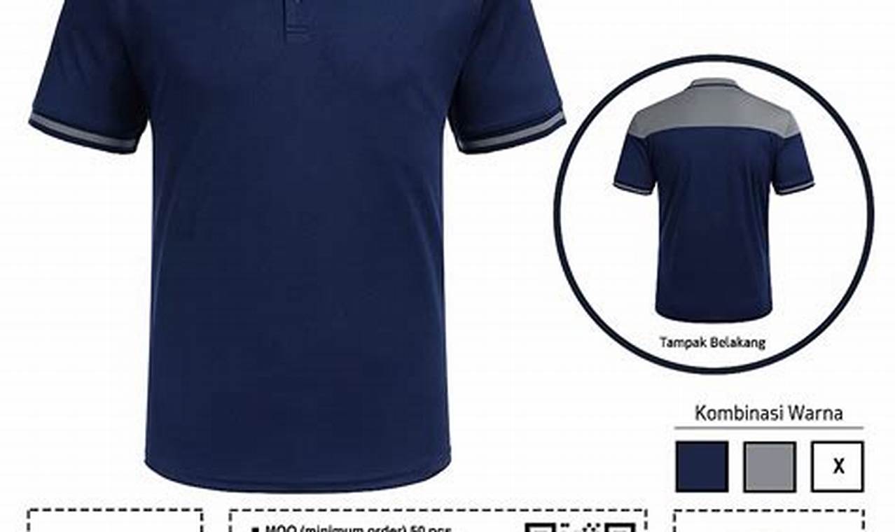 bordir baju polo shirt murah