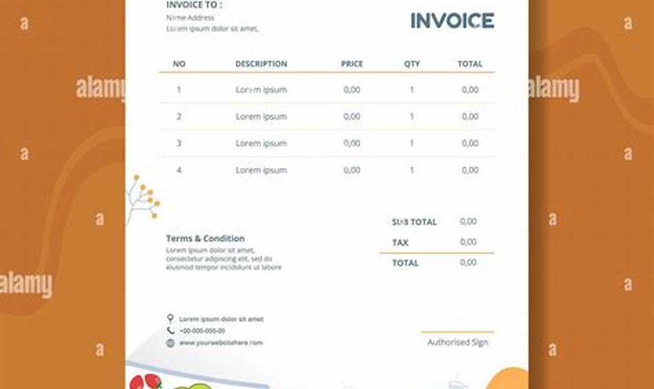 Breakfast Invoice Template: A Comprehensive Guide for Restaurants and Small Businesses