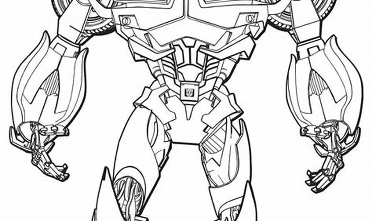Bumblebee Transformer Coloring Page