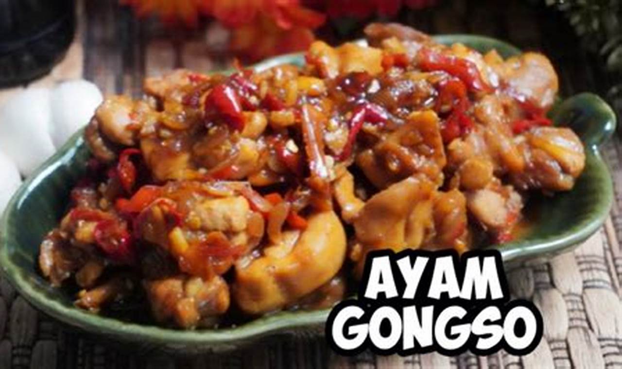 Resep Rahasia Bumbu Gongso Ayam yang Bikin Lidah Bergoyang