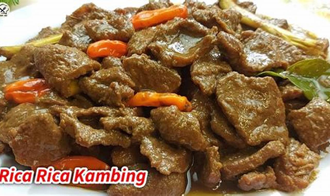 Rahasia Bumbu Rica Rica Daging Kambing yang Menggugah Selera dan Sehat