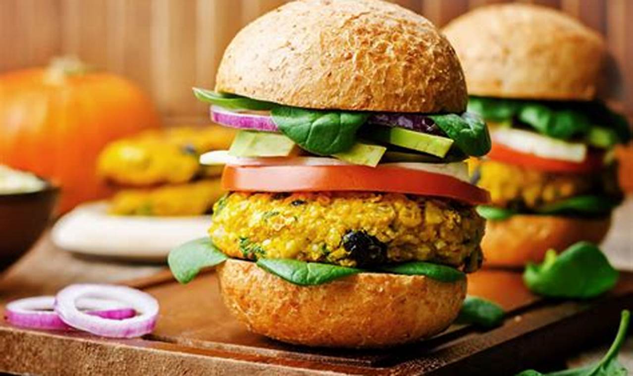 Burgery wegetariańskie – przepis na smaczny i pożywny posiłek
