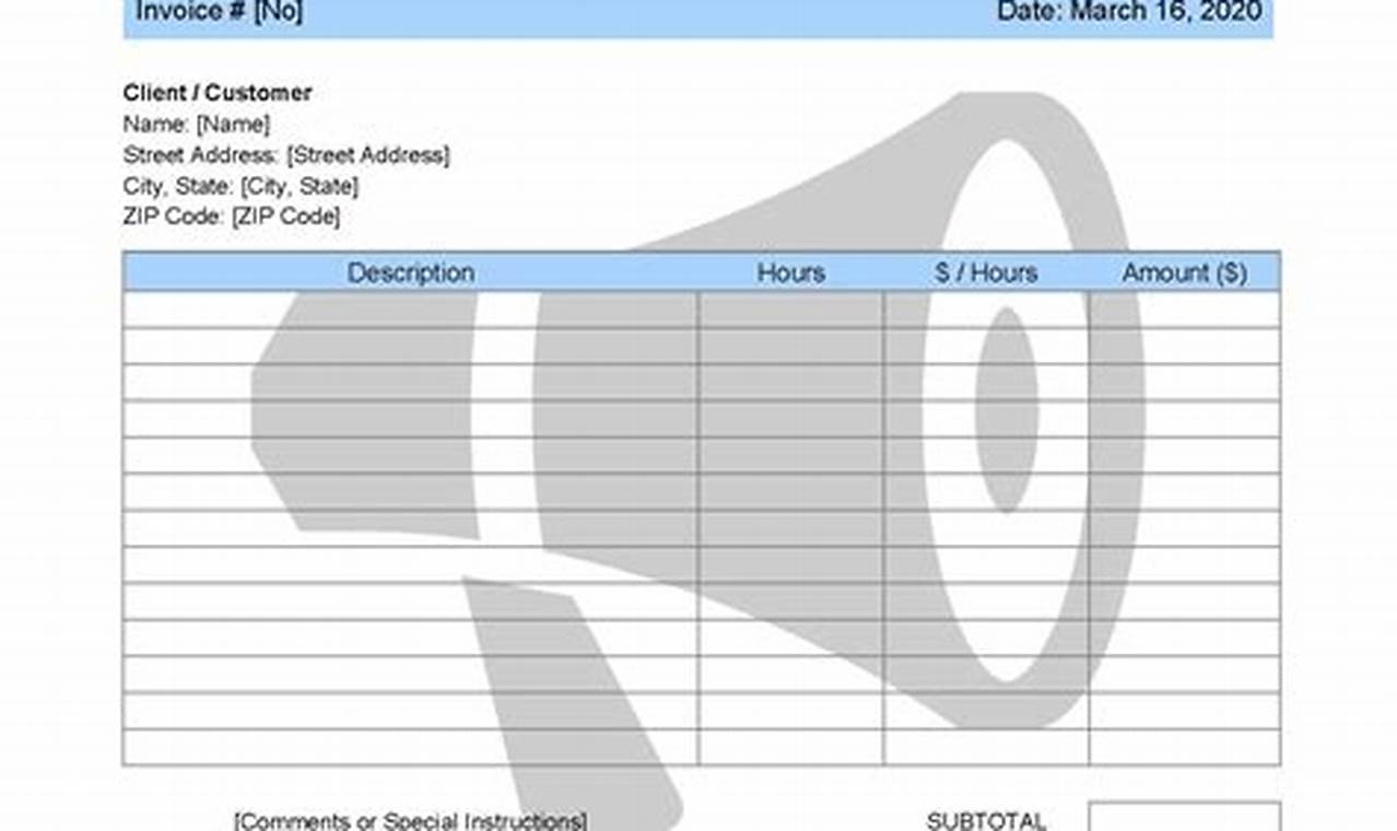 Business Advertising Agency Invoice Template: A Comprehensive Guide for Streamlined Billing