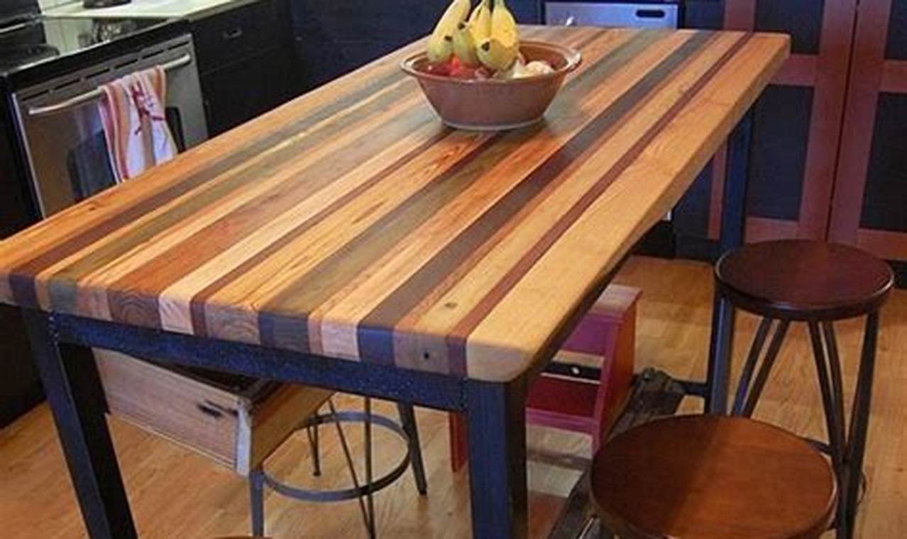 Butcher Block High Top Kitchen Tables: A Comprehensive Guide