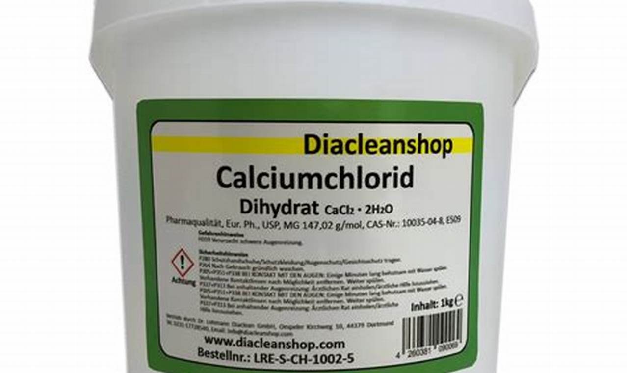 Entdecken Sie jetzt das Geheimnis von Calciumchlorid: Fundorte und wertvolle Erkenntnisse
