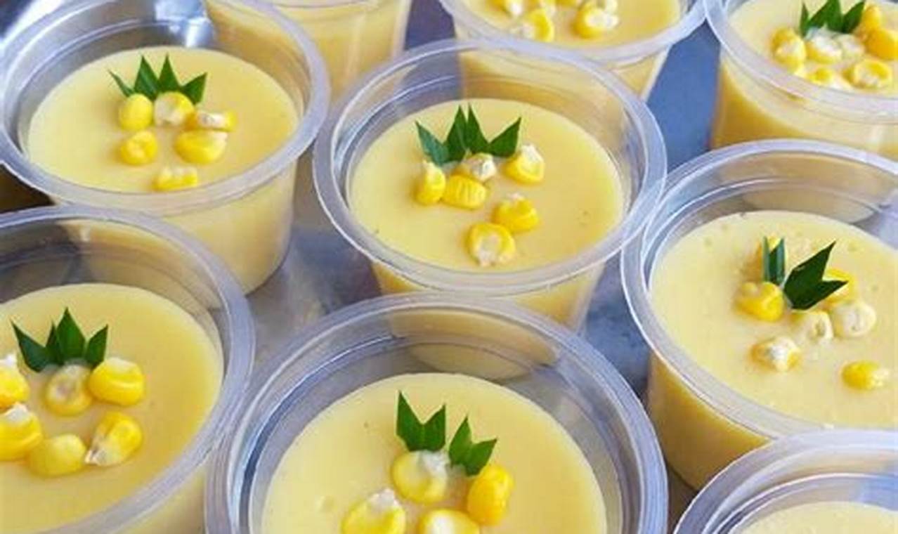 Resep Rahasia: Cara Bikin Puding Jagung Manis yang Super Legit