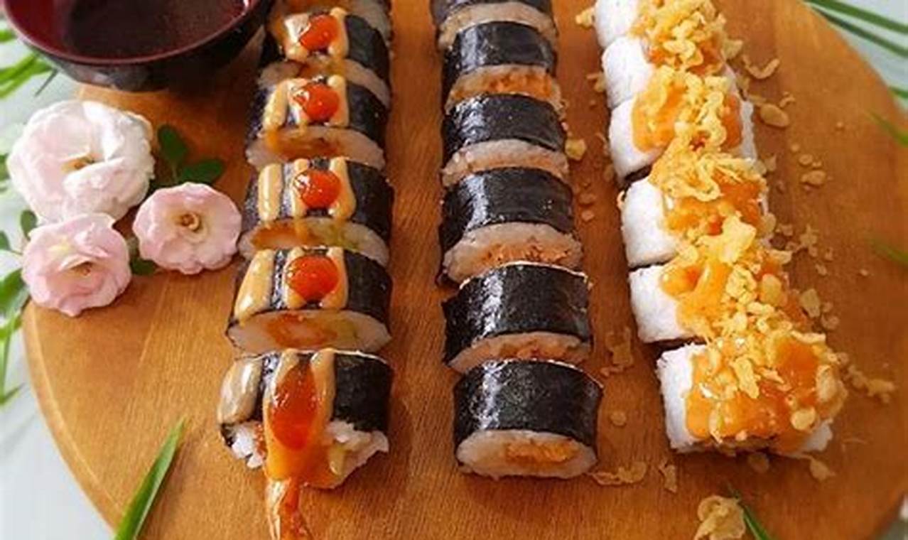 Rahasia Sushi Mentai Rumahan yang Bikin Ketagihan, Dijamin Nagih!