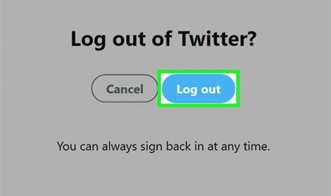 Cara Mudah Log Out Twitter, Mudah Banget !