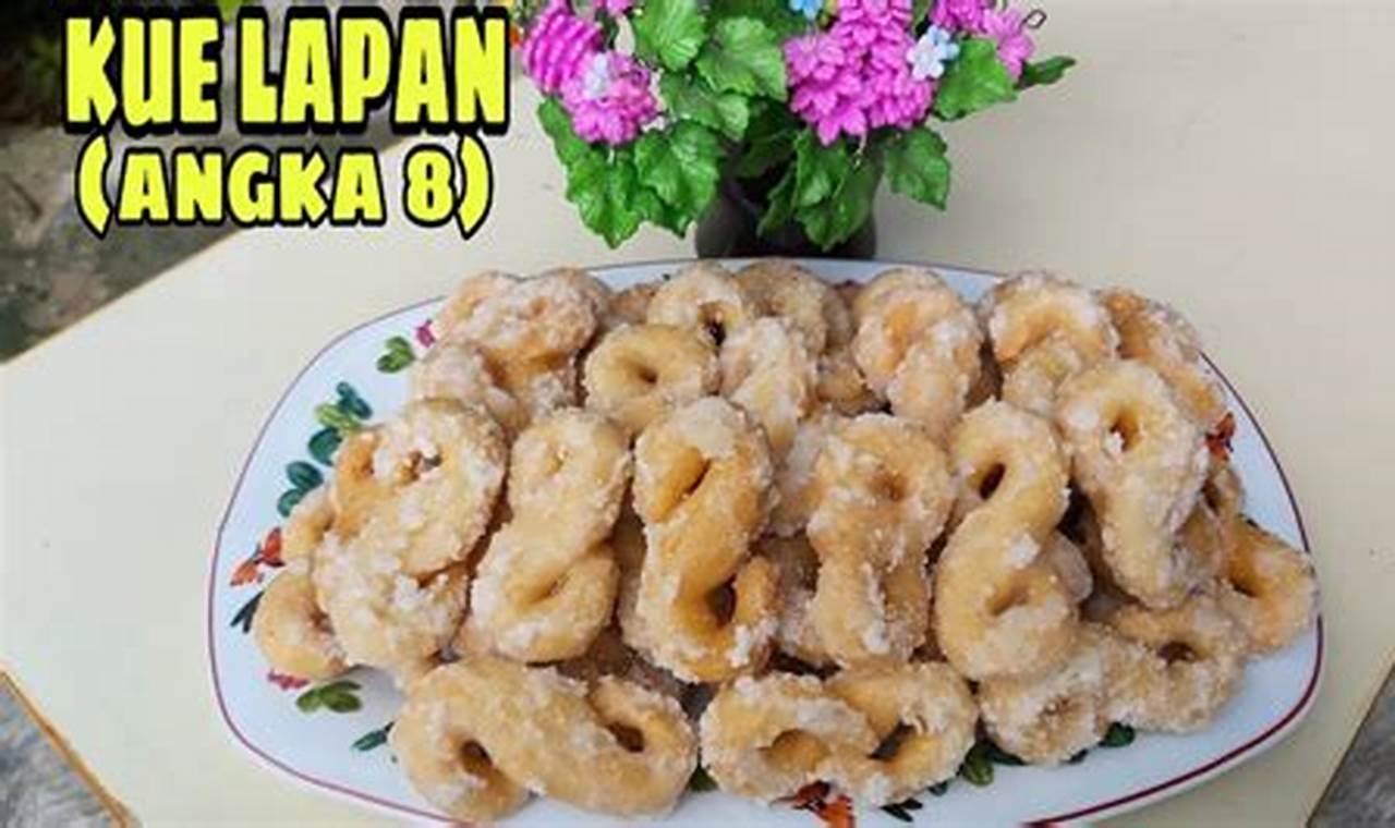 Resep Rahasia Kue Angka 8 yang Bikin Ketagihan