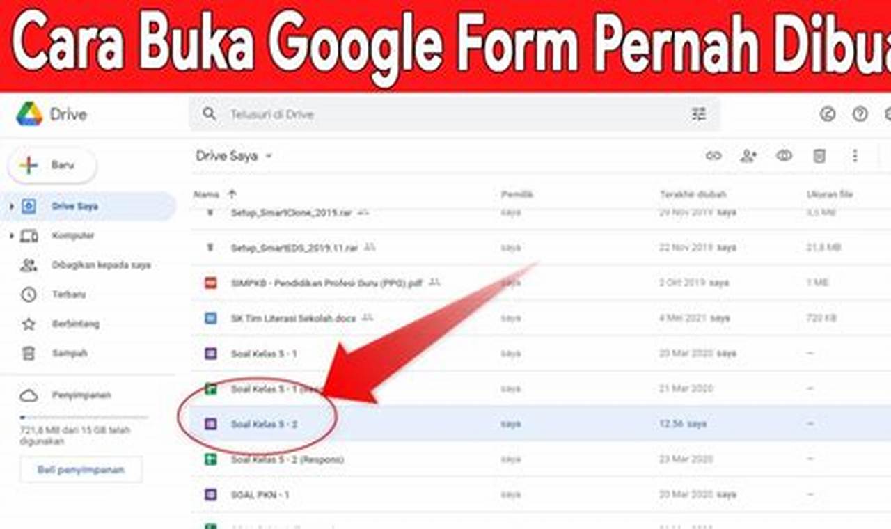 Cara Praktis Membuka Google Form yang Sudah Dibuat