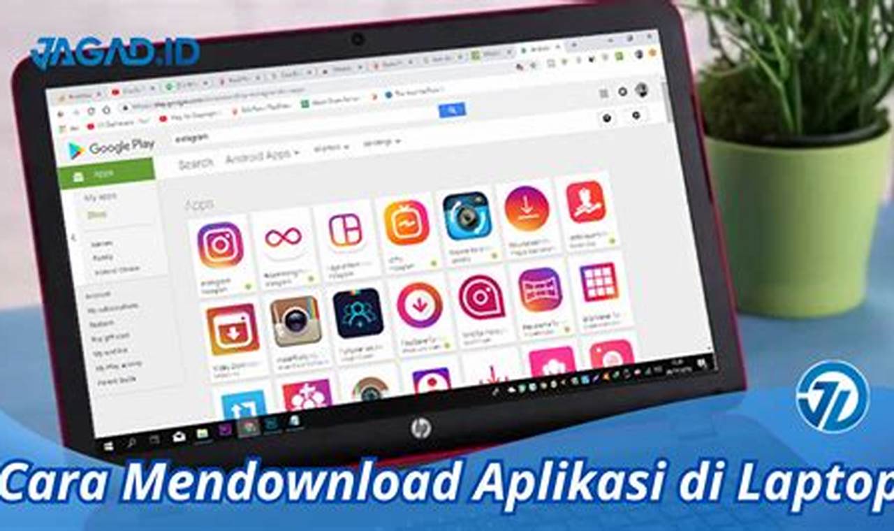 cara mendownload aplikasi di laptop