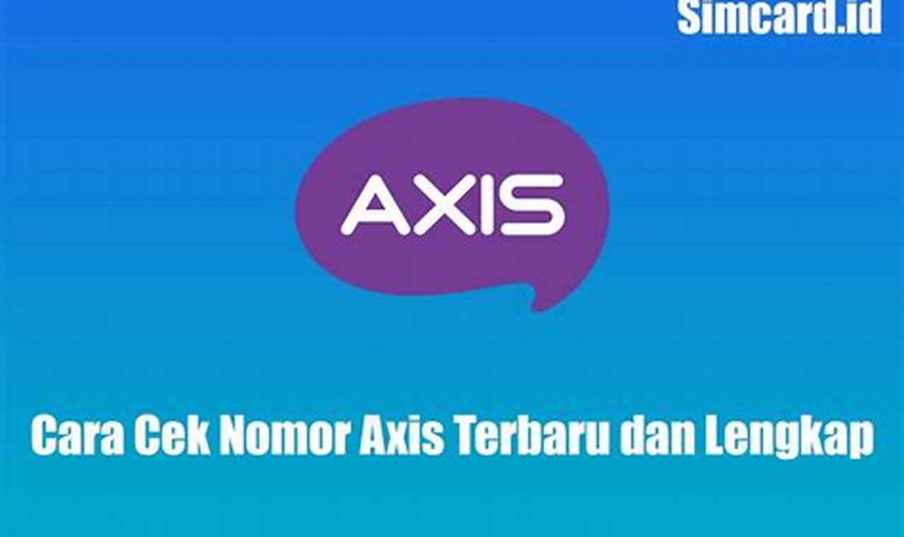 cara mengaktifkan kartu axis yang hilang