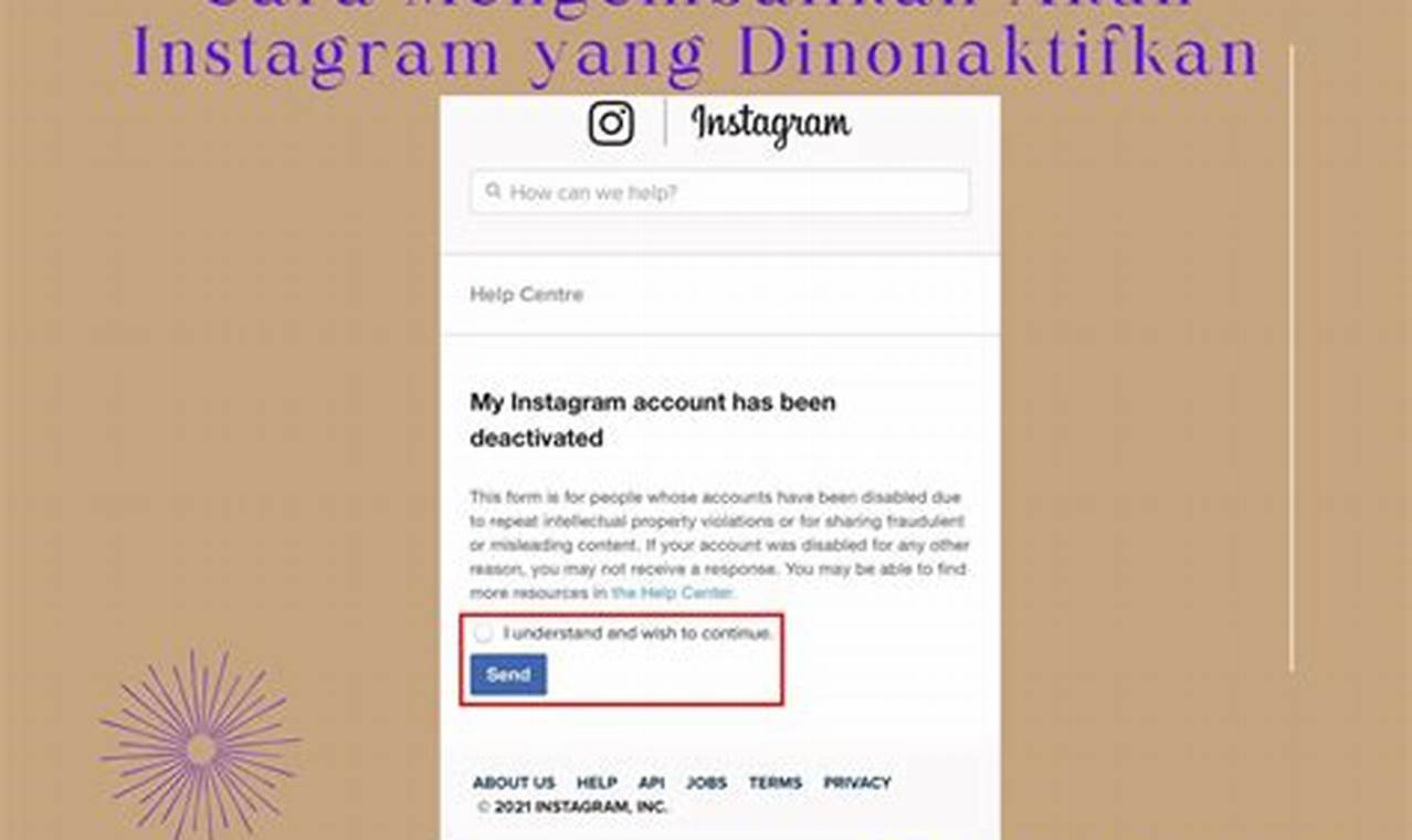 Panduan Lengkap: Cara Mengembalikan Akun Instagram yang Dinonaktifkan