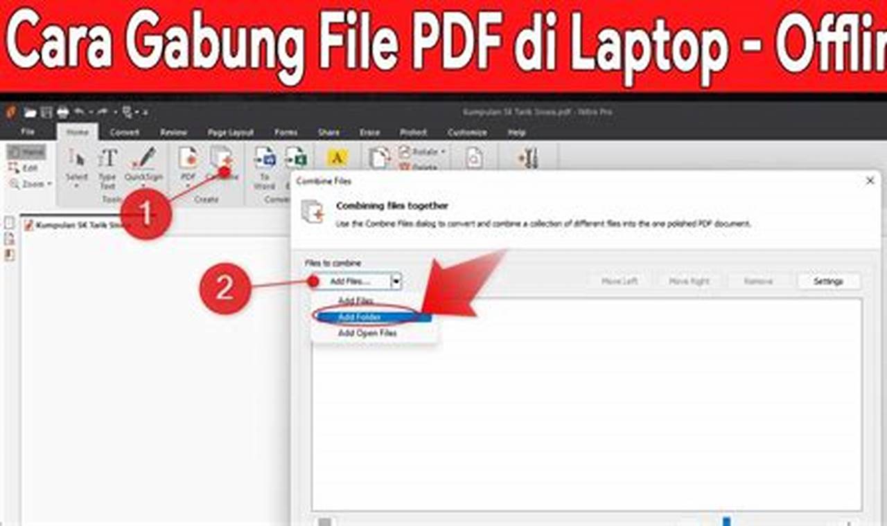 Cara Mudah Gabungkan File PDF di Laptop, Praktis dan Cepat!