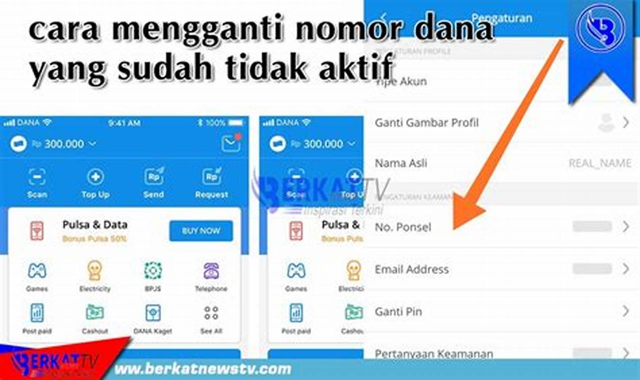 Cara Ampuh Ganti Nomor DANA dengan Mudah dan Cepat