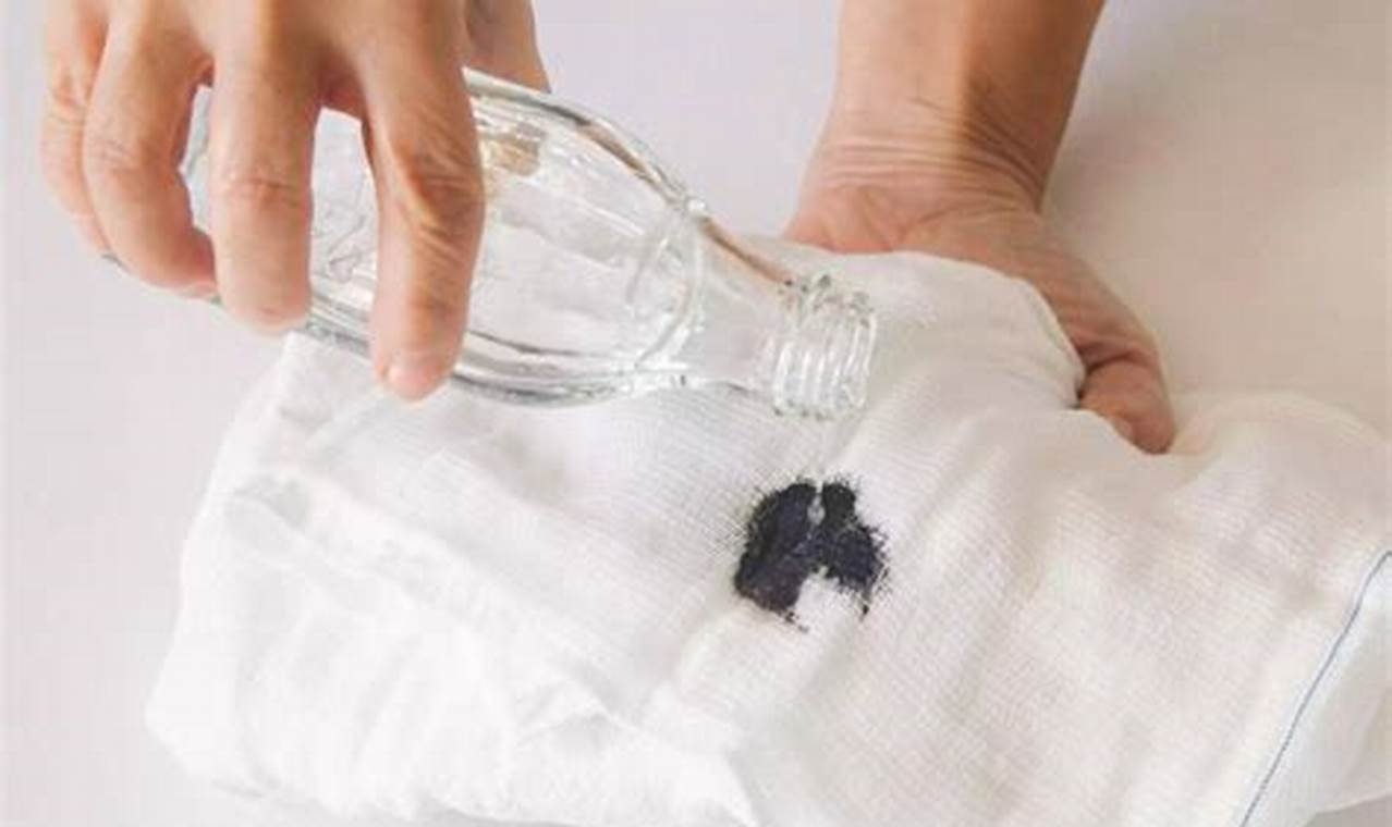 Cara Ampuh Hilangkan Noda Tinta Kering pada Baju Putih