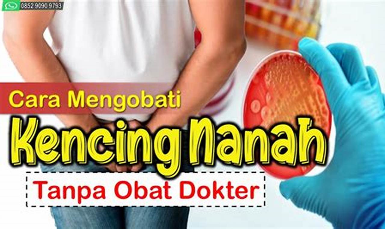 Cara Mengobati Kencing Nanah Tanpa Obat Alami