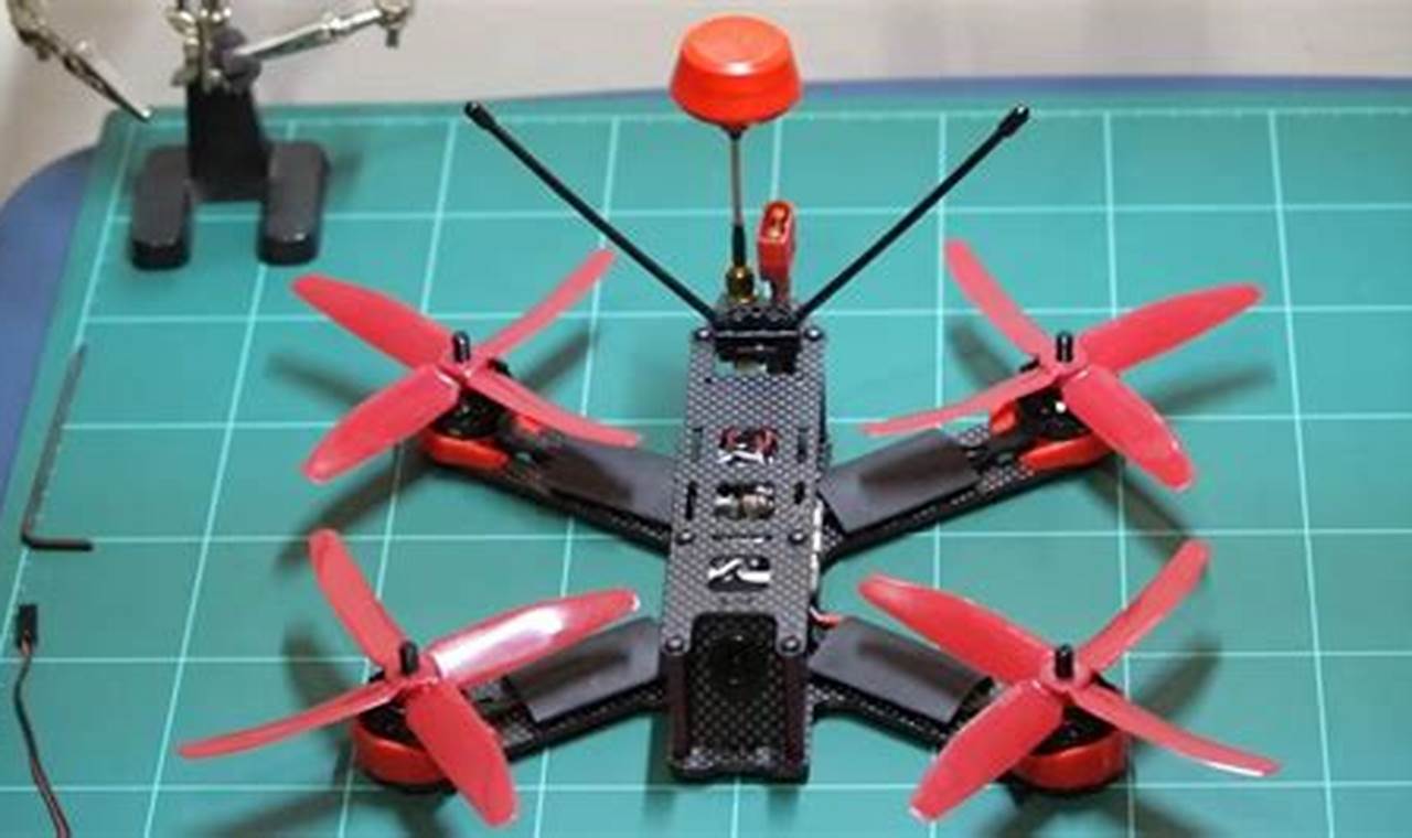 cara merakit drone racing