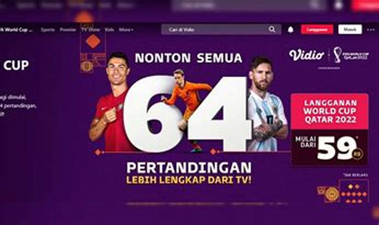 Panduan Lengkap Nonton Piala Dunia di IndiHome