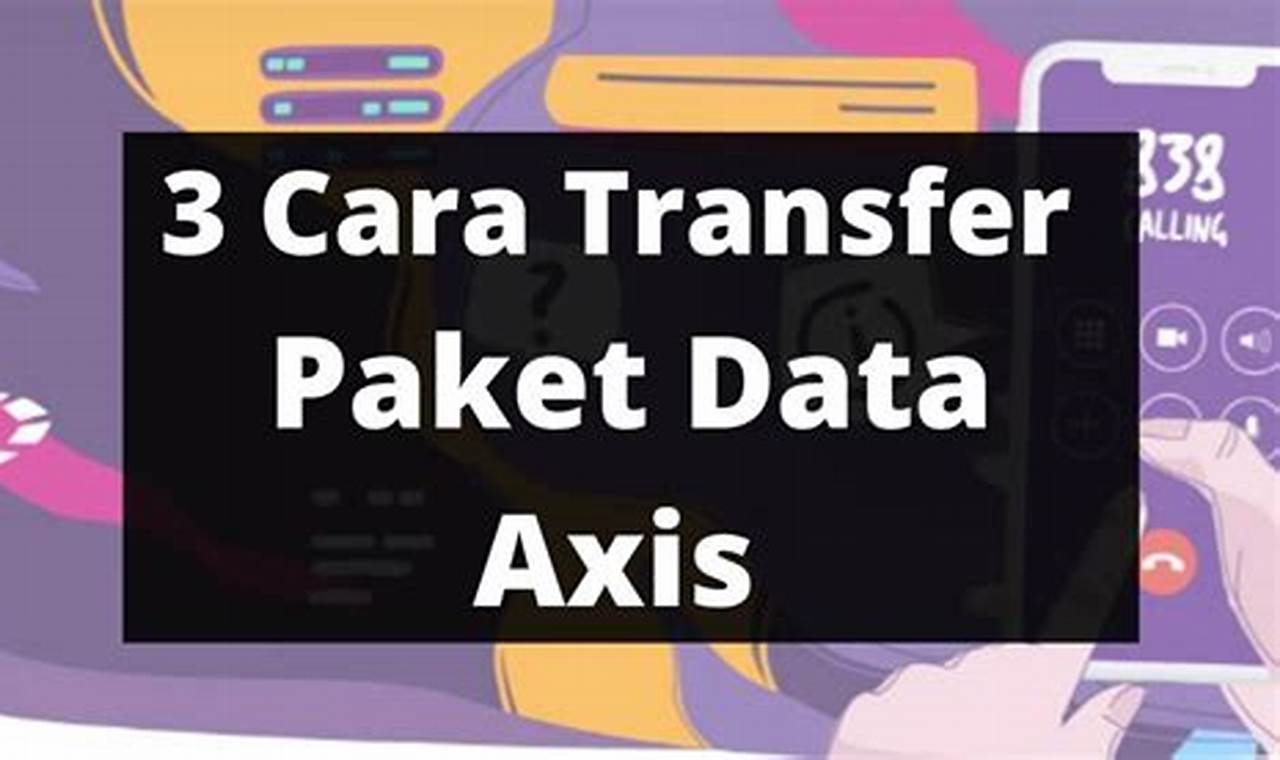 cara transfer paket data axis