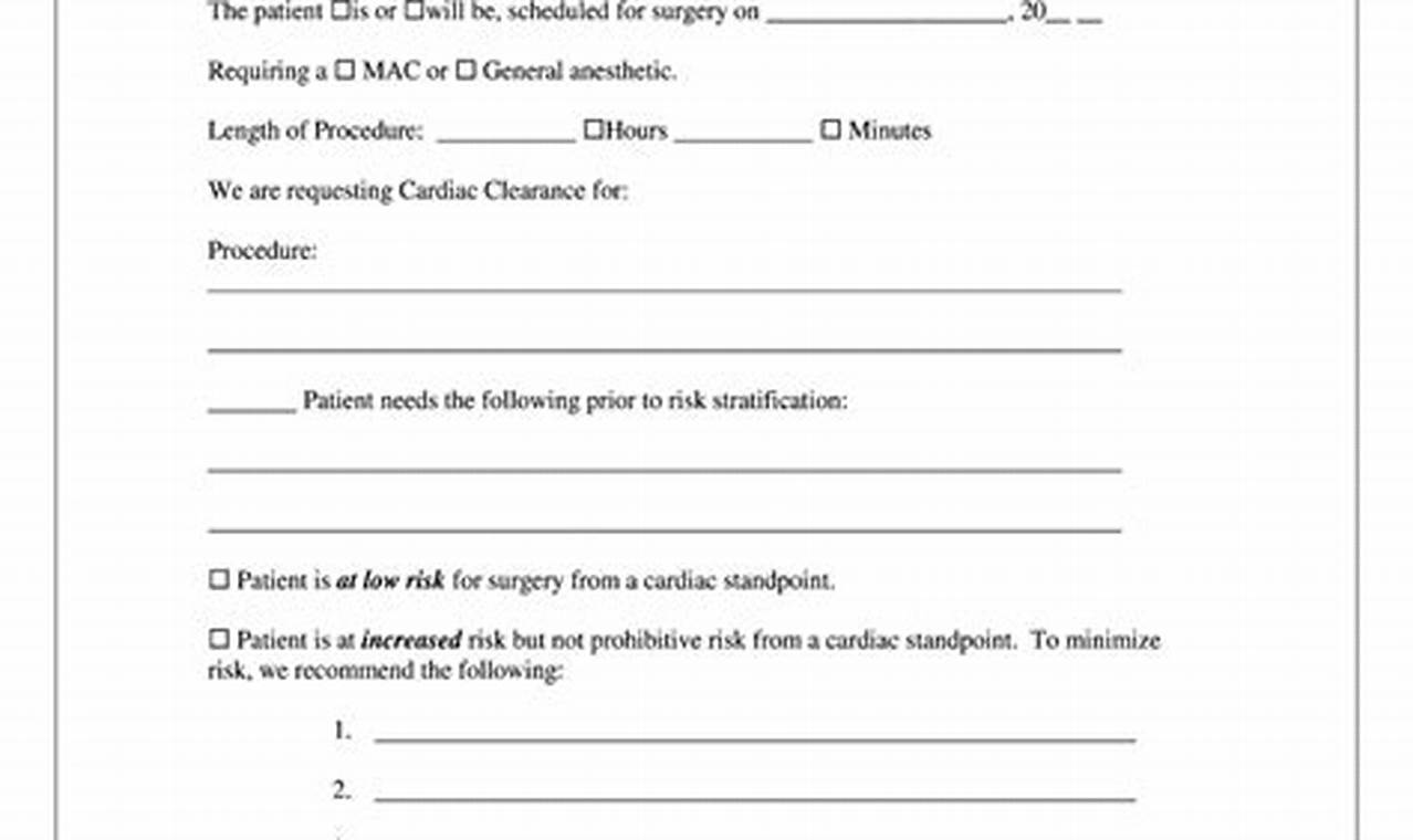 Get Your Cardiac Clearance Form PDF: The Ultimate Guide for Athletes and Fitness Enthusiasts