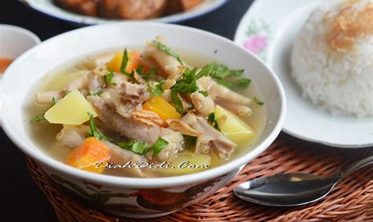 Resep Rahasia Ceker Ayam Kampung, Lezat dan Kaya Manfaat