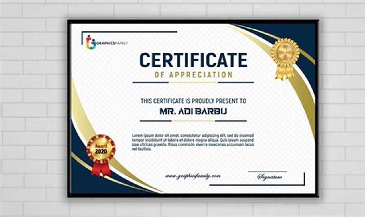Unveiling the Secrets of Certificate Template PSD: A Journey of Discovery